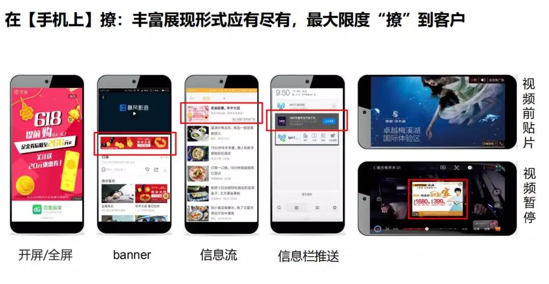 线上APP广告，涵盖抖音，今日头条，新浪，腾讯
